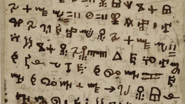 Example of Vai script, which researchers believe can provide insight into the development of writing. Source: British Library