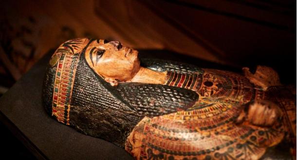 Sarcophagus of Nesyamun, source of the Mummy’s voice Source: © Leeds Museums and Galleries