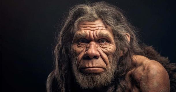 Portrait of Neanderthal man. Source: iridescentstreet / Adobe Stock.