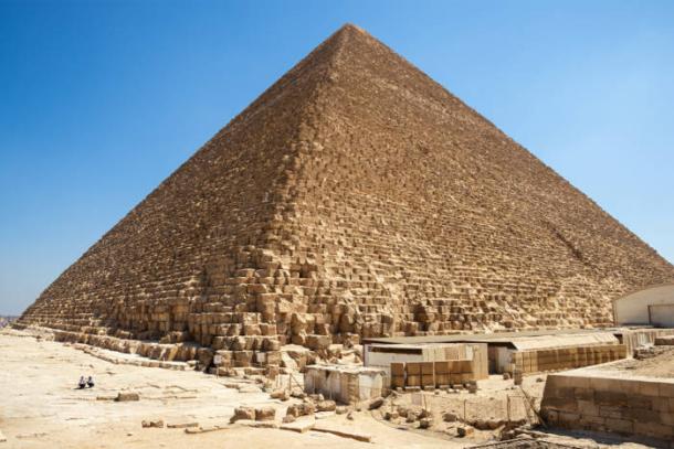 The great Pyramid, or Khufu Pyramid at Giza.