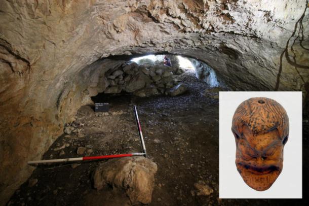 2,000-Year-Old Greek Theater Mask Found Inside a Cave in Croatia