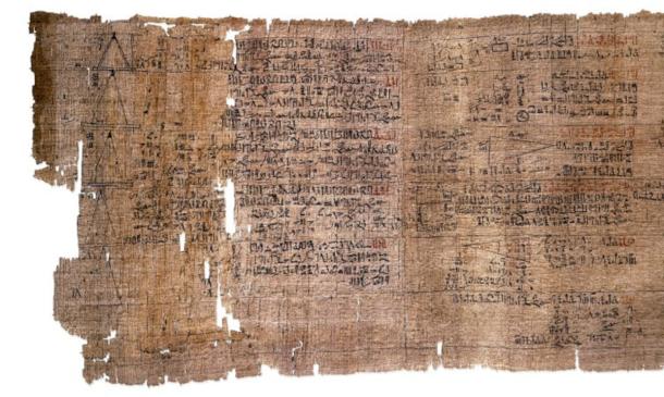 The Rhind Mathematical Papyrus, the best-known surviving mathematical text from ancient Egypt