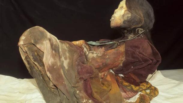 Mummified Inca child