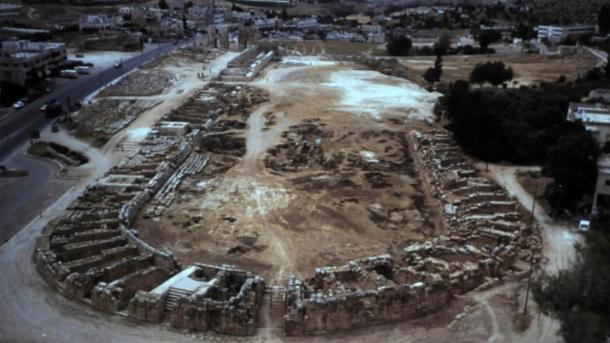 The ancient hippodrome at Jerash