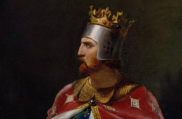 King Richard I portrait detail