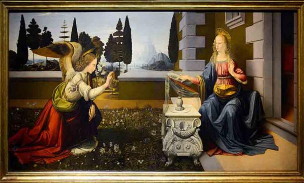 The Annunciation by Leonardo da Vinci