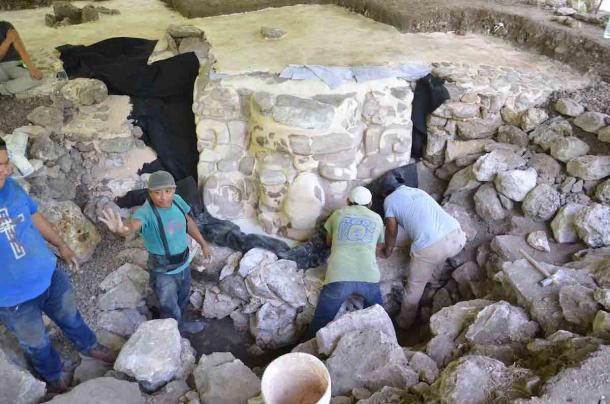 Giant Face of Ucanha: Giant Sculpted Mayan Mask Found in Mexico