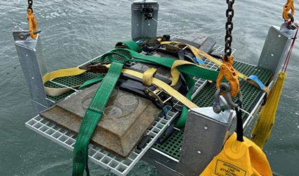 Perfect Medieval Grave Slabs Recovered from England’s Oldest Shipwreck