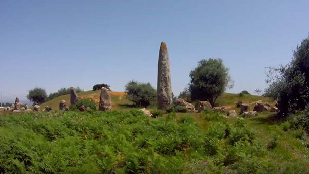 The Mzora Stone Circle in Northern Morocco.