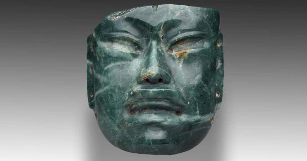 The Olmec mask in The Met Collection. Public Domain.