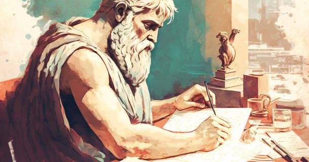 Representational image of the ancient Greek philosopher and biographer Plutarch. Source: Eduardo / Adobe Stock