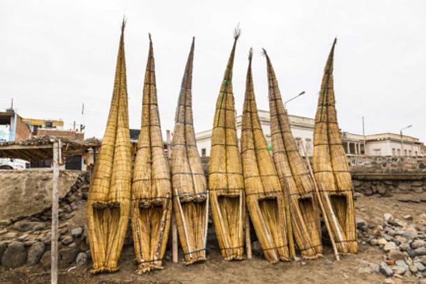 Traditional totora reed raft usage is fading away. Source: ecuadorquerido / Adobe Stock