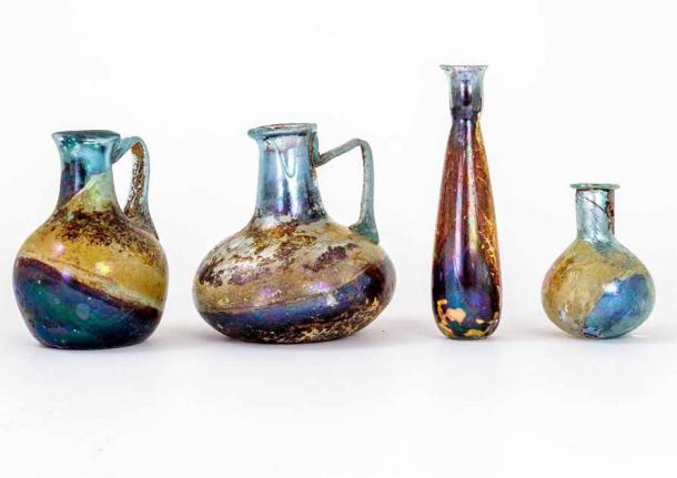 Some of the stunning Roman glassware recovered from the Nîmes site. Source: INRAP / C Coueret / Heritage Daily.