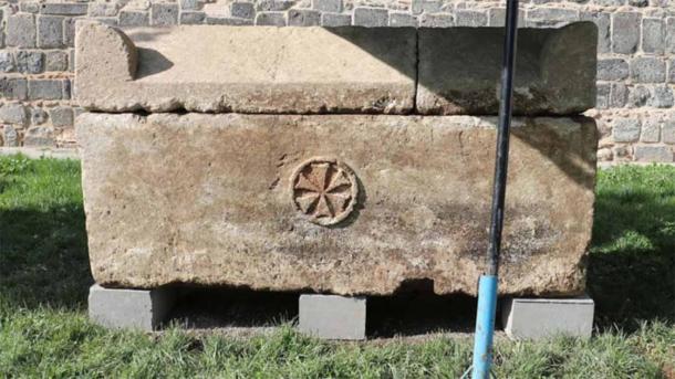 The Roman Sarcophagus found in ancient Diyarbakir is the first ever discovered in the city. Source: DHA / Anatolian Archaeology.