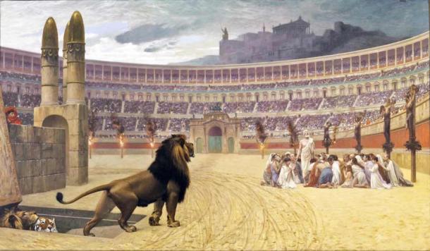 Roman executions at the Colosseum were a gruesome affair, as depicted in The Christian Marturs' Last Prayer by Jean-Léon Gérôme. Source: Public domain