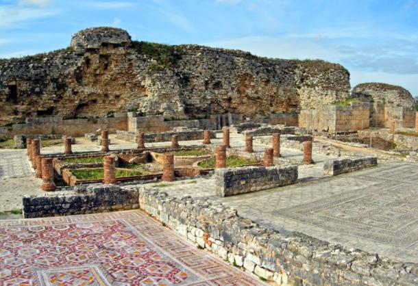 Roman ruins at Conimbriga, Portugal, representative of Roman Iberia
