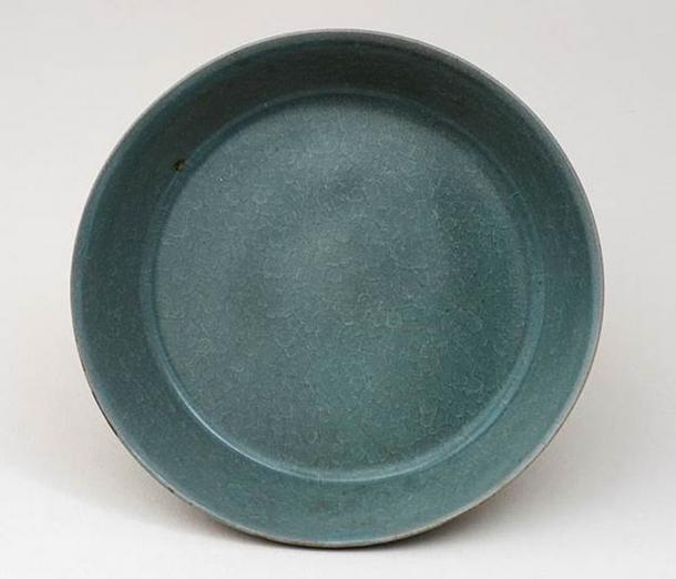 The Ru ware bowl in the Sir David Percival Collection at the British Museum that was long believed to be a Korean imitation but has proven to be authentic and worth a fortune as a result. Source: Sir David Percival Collection / The Trustees of the British Museum