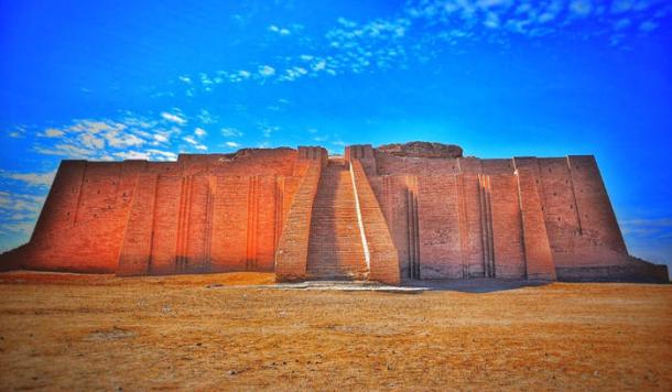 The Ziggurat of Ur in southern Iraq.