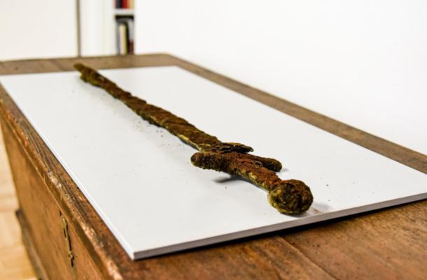 11th-century sword found in Poland’s Warta River.