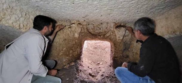 2,000-Year-Old Tomb Found in Tharsa Was Guarded by Bulls