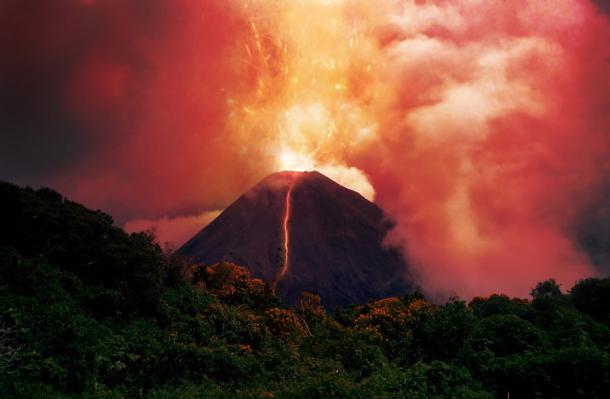 The Mount Vesuvius eruption of 79 AD claimed countless lives including a man who almost made it to the beach at Herculaneum. Source: James Steidl / Adobe Stock