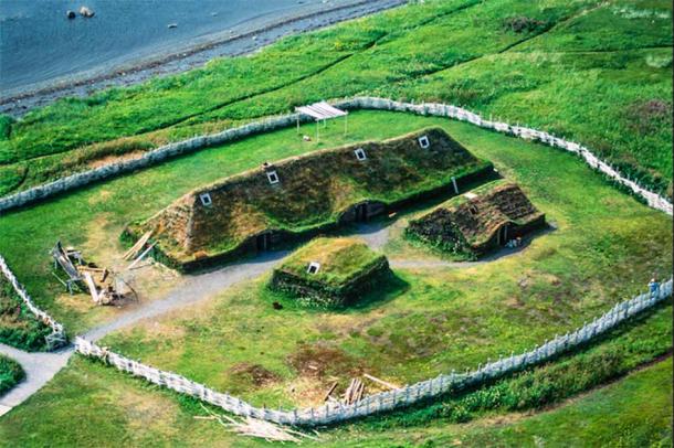 Reconstructed Viking-Age building adjacent to the site of L’Anse aux Meadows. Source: Glenn Nagel Photography / Nature)