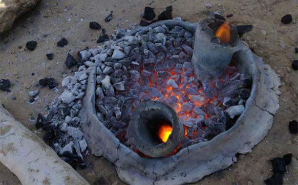 Hi-tech Metal Furnace of the Negev Alchemists Incinerates History