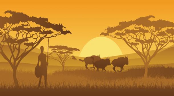 Ancient hunters stalked wildebeest and gazelle 2 million years ago. Source: frilled_dragon /Adobe Stock