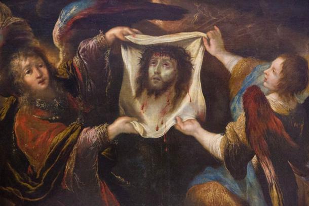 Angels holding the Veil of Veronica