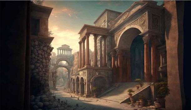 AI generated image representative of Alba Longa, legendary ancient Roman city. Source: LukaszDesign/Adobe Stock