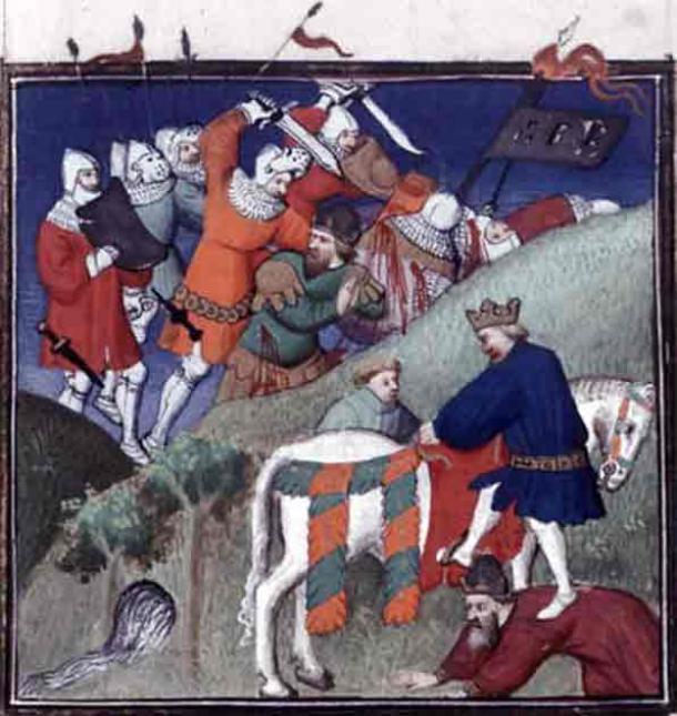 15th-century French miniature depicting Part of the Byzantine–Seljuk wars. Source: Public Domain