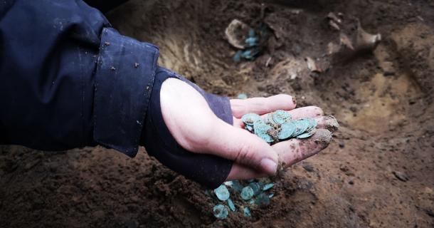 Archaeologists Discover a Huge Stash of Medieval Coins in Hungary