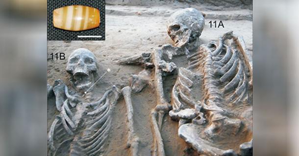 The first clear example of an ancient Harappan couple burial.