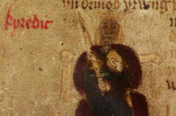 Image and name of Cerdic, from the Anglo-Saxon Chronicle. Source: Paul Harper