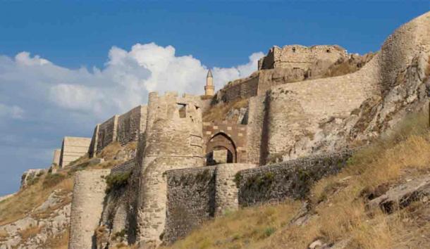 Van Fortress or Castle of Van, is a massive stone fortification built by the ancient kingdom of Urartu. Source: seyfullah/Adobe Stock