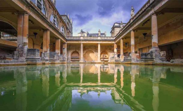 Roman Baths in Bath, England. The house is a well-preserved Roman site for public bathing. Source: bnoragitt/Adobe Stock