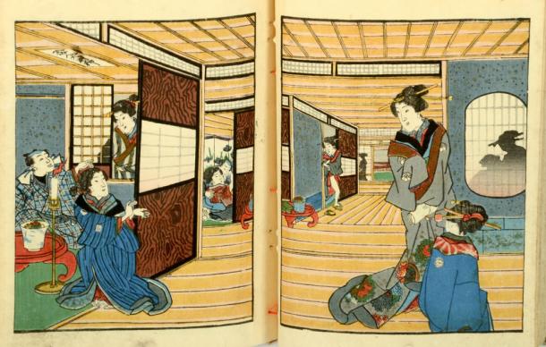 Japanese erotic art. Credit: fotoember / Adobe Stock