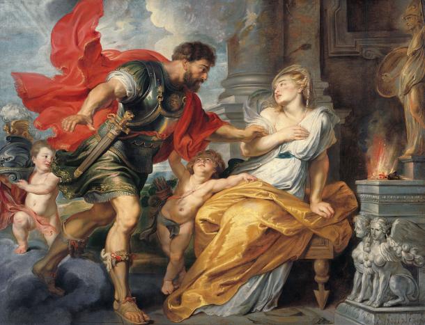 Mars and Rhea Silvia by Peter Paul Rubens, c. 1617/20.