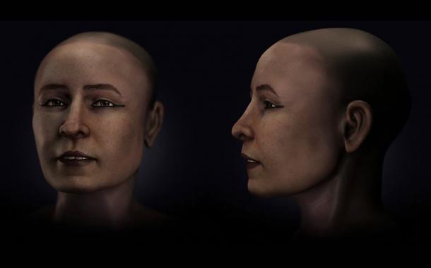 The final reconstruction of the Swiss mummy known as Shep-en-Isis. Source: FAPAB Research Center / Cicero Moraes