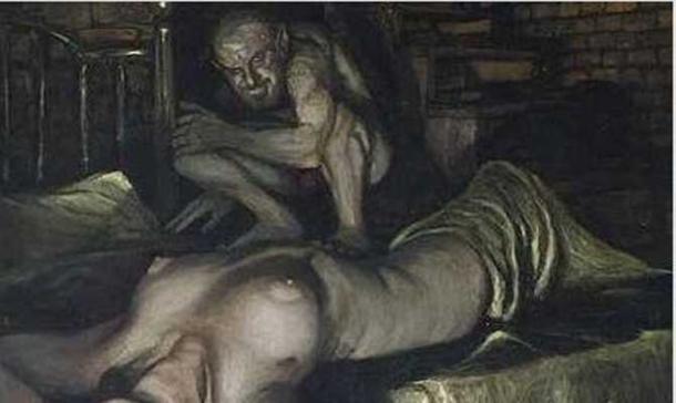 Illustration of the first Vampire