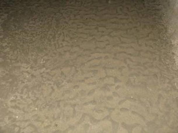 The floor of Derinkuyu, an underground city in Turkey.