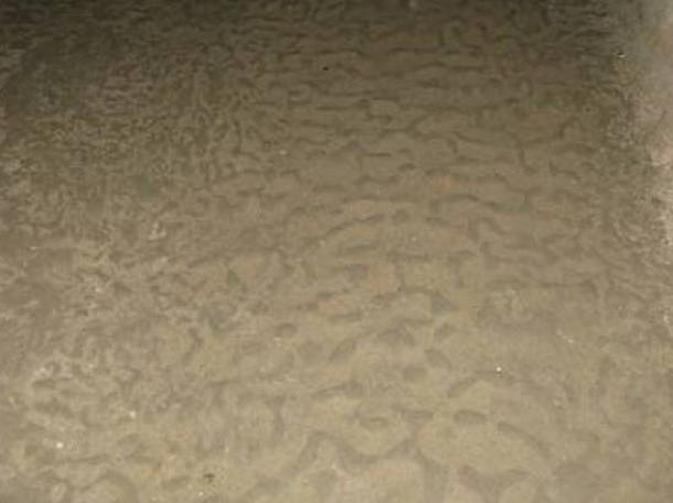 The floor of Derinkuyu, an underground city in Turkey.