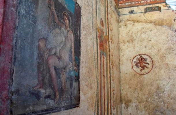 This fresco of Leda and the Swan persuaded the experts to concentrate on the villa.