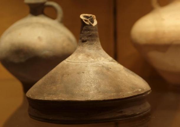 An example of a funnel beaker, 1st - 3rd century AD