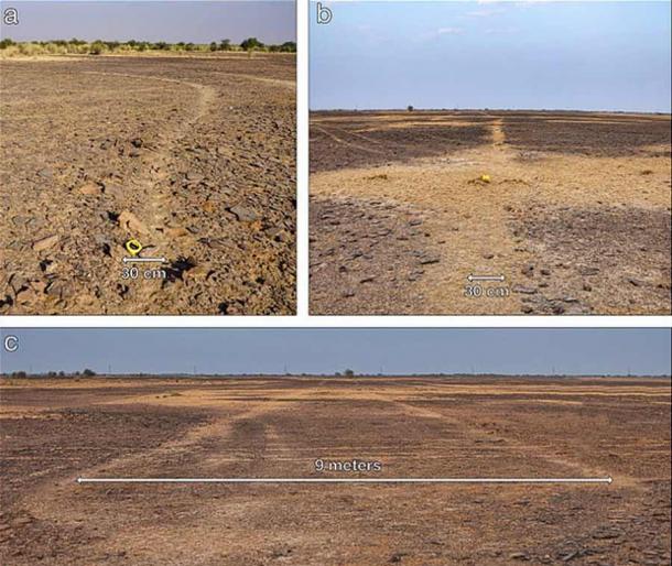 Enormes geoglifos tallados en el desierto de Thar. (Carlo Oetheimer y Yohann Oetheimer / Investigación arqueológica en Asia)