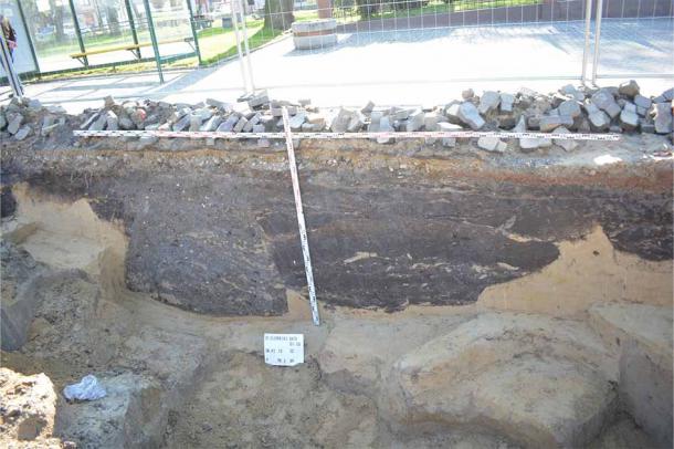 The grave is believed to belong to a member of the first farmers in current-day Poland. Credit: Paweł Micyk
