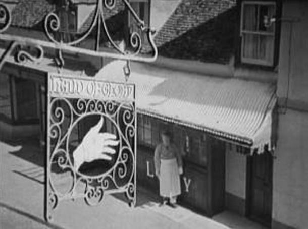 The Hand of Glory Inn from the 1944 film ‘A Canterbury Tale.