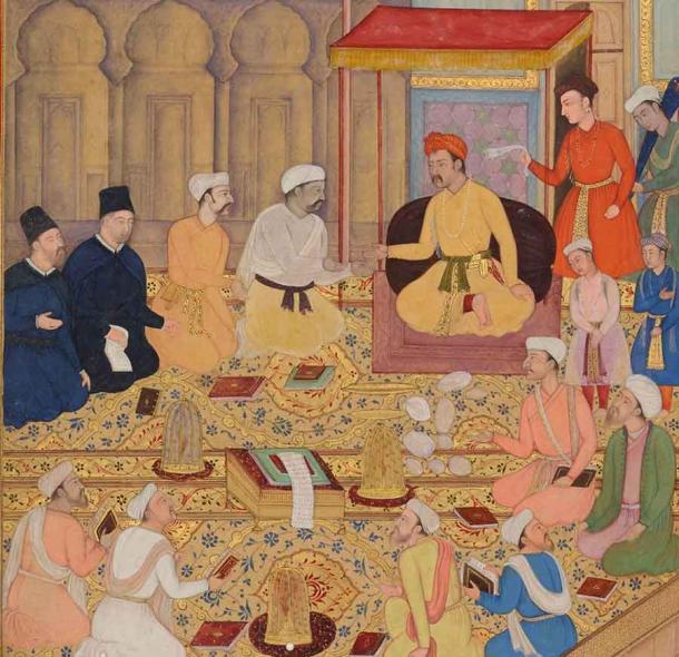 At the helm of one of the most progressive courts, the Mughal Emperor Akbar surrounded himself with brilliant and learned men. (Public domain)