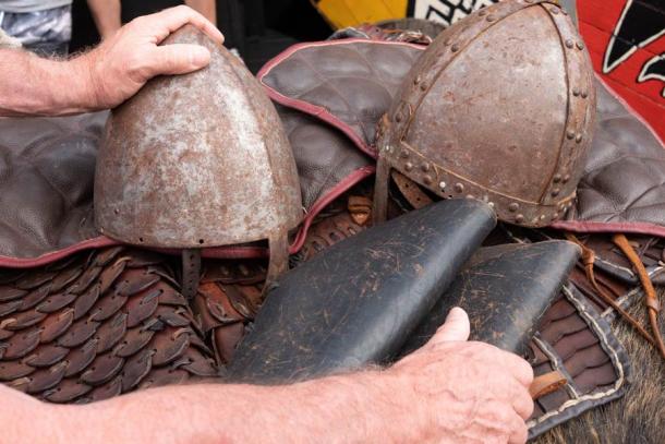 Iron Age Europe helmets made by the Vikings, who were late to acquire iron metalwork technology. (luciano / Adobe Stock)