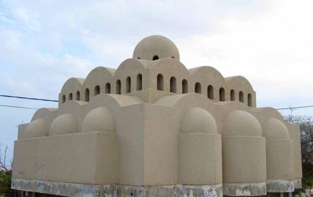 A model of what historians believe Hisham’s Palace looked like. (Tamar Hayardeni / CC BY 3.0)